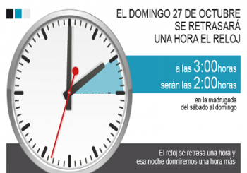 Horario de Verano Oct2019