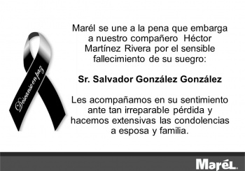 Condolencias a Hector Martinez