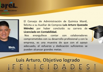 Felicidades Arturo