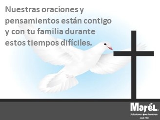 Nuestras condolencias Víctor C.